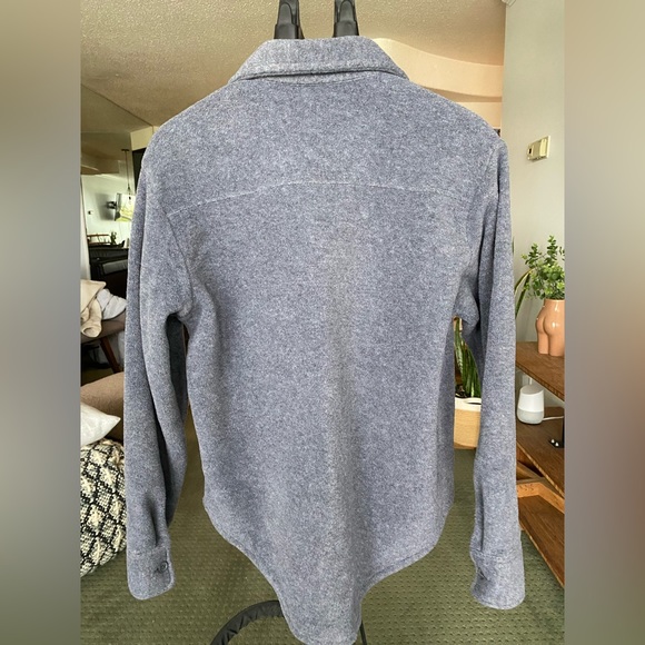 TNA polar fleece button-up shirt jacket - Picture 4 of 7